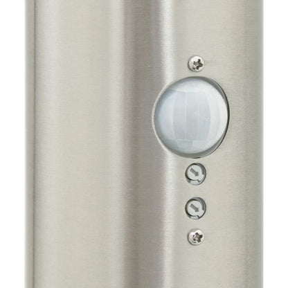 Lampada a paletto con sensore 120 cm Acciaio Inox IP44