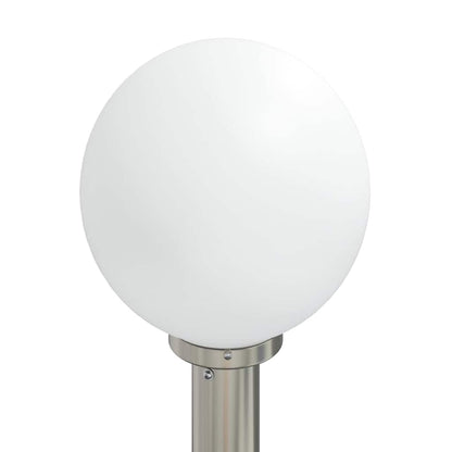 Lampada a paletto con presa elettrica 120 cm Acciaio Inox IP44 | homemem39