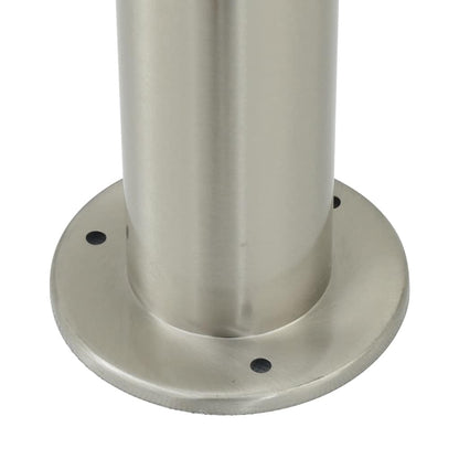 Lampada a paletto con sensore e presa 80 cm Acciaio Inox IP44 | homemem39
