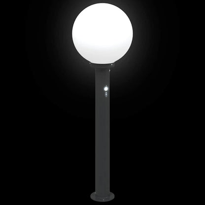 Lampada a paletto con sensore 80 cm Nera IP44 | homemem39