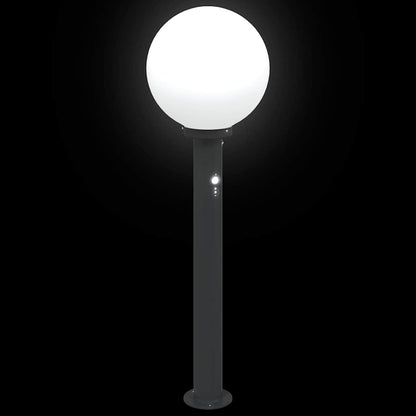 Lampada a paletto con sensore 80 cm Nera IP44