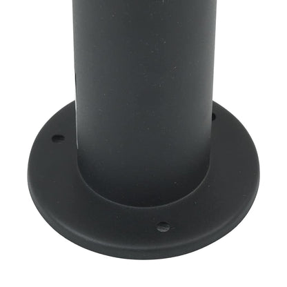 Lampioni a palo con presa elettrica 3 pz 120 cm Nero IP44 | homemem39