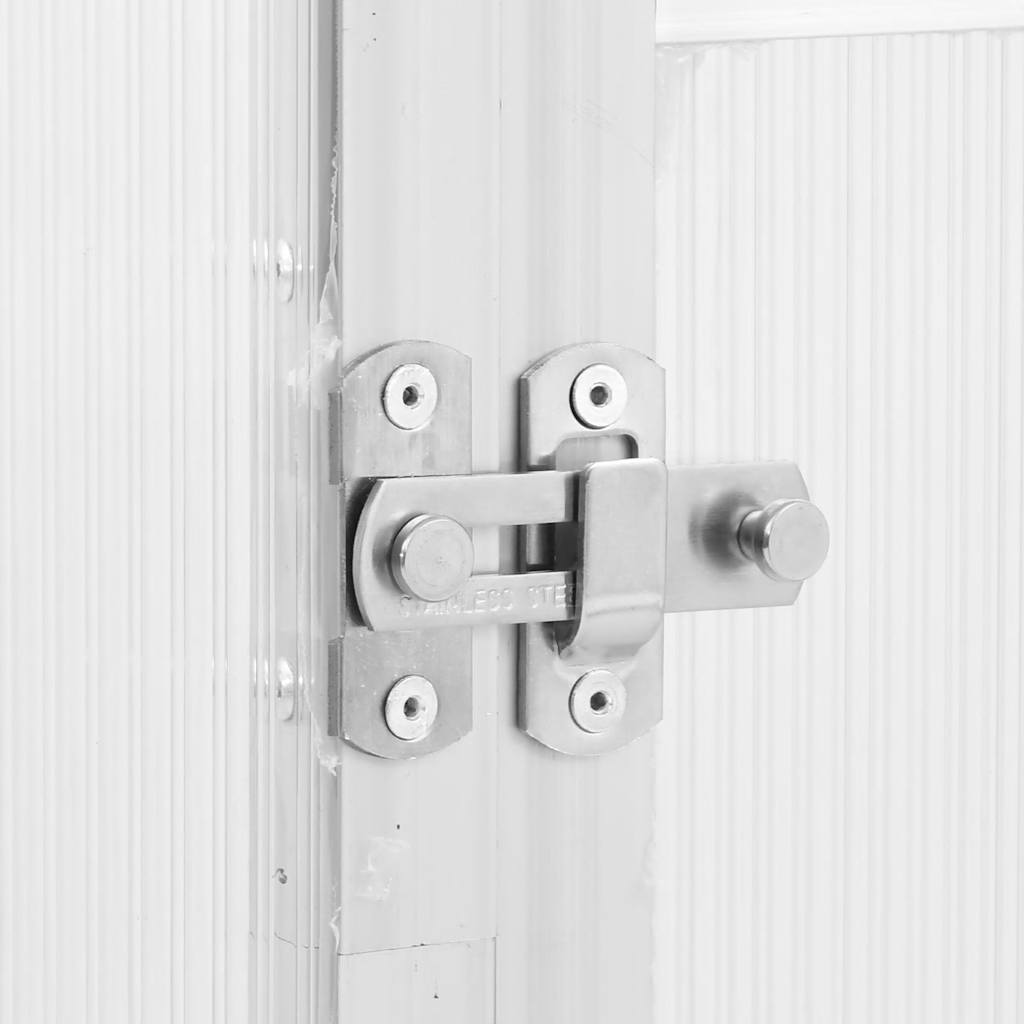 Telaio Serra con Base Argento 224x169x202 cm in Alluminio - homemem39