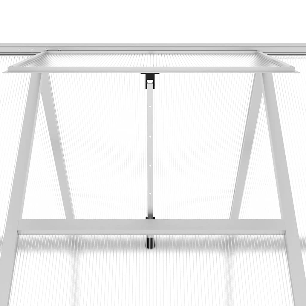 Telaio Serra con Base Argento 224x169x202 cm in Alluminio - homemem39