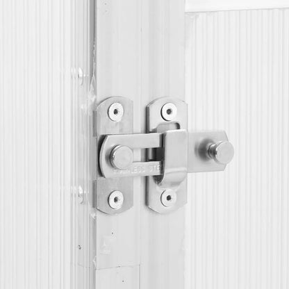 Telaio Serra con Base Argento 445x169x195 cm in Alluminio - homemem39