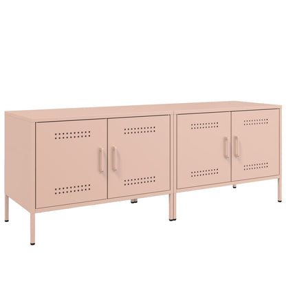 Mobili TV 2pz Rosa 68x39x50,5 cm in Acciaio - homemem39