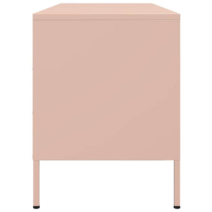 Mobile TV Rosa 100,5x39x50,5 cm in Acciaio