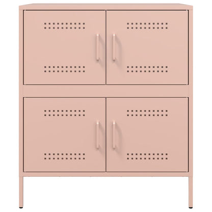 Credenza Rosa 68x39x79 cm in Acciaio