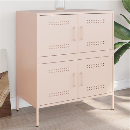 Credenza Rosa 68x39x79 cm in Acciaio