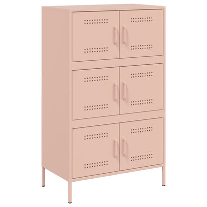 Credenza Rosa 68x39x113 cm in Acciaio - homemem39