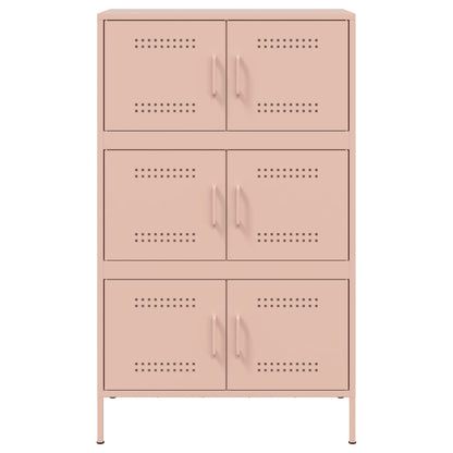 Credenza Rosa 68x39x113 cm in Acciaio