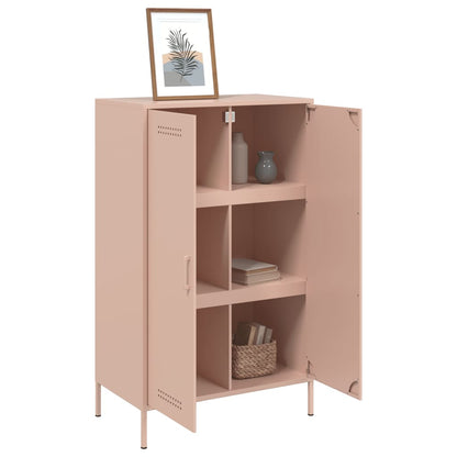 Credenza Rosa 68x39x113 cm in Acciaio