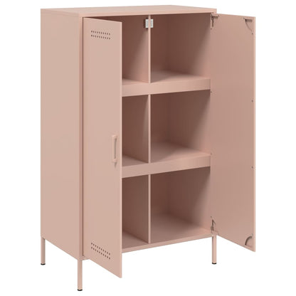 Credenza Rosa 68x39x113 cm in Acciaio