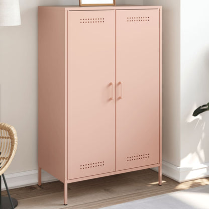 Credenza Rosa 68x39x113 cm in Acciaio