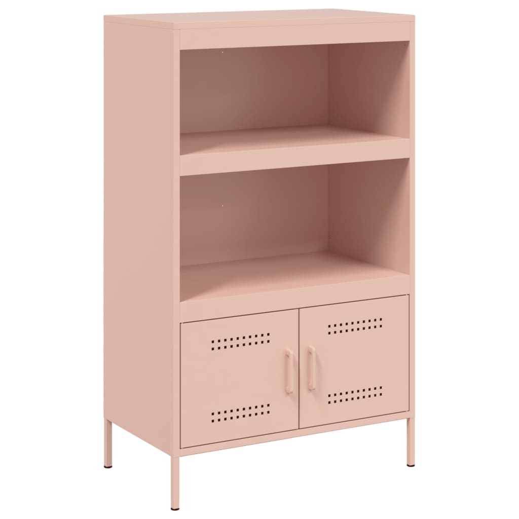 Credenza Rosa 68x39x113 cm in Acciaio