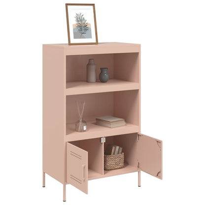 Credenza Rosa 68x39x113 cm in Acciaio