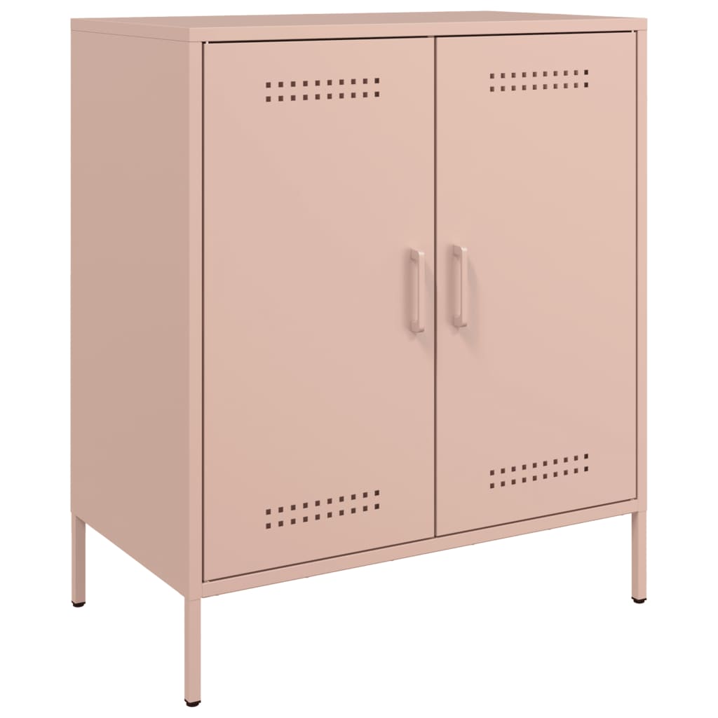 Credenza Rosa 68x39x79 cm in Acciaio