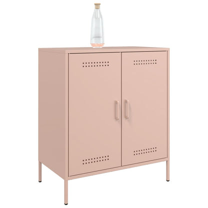 Credenza Rosa 68x39x79 cm in Acciaio