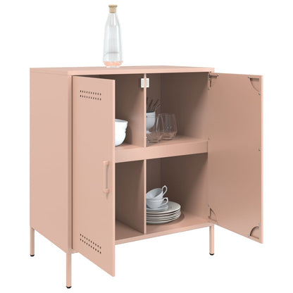 Credenza Rosa 68x39x79 cm in Acciaio