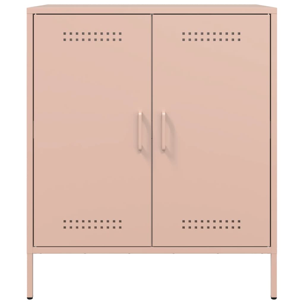 Credenza Rosa 68x39x79 cm in Acciaio