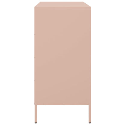 Credenza Rosa 68x39x79 cm in Acciaio