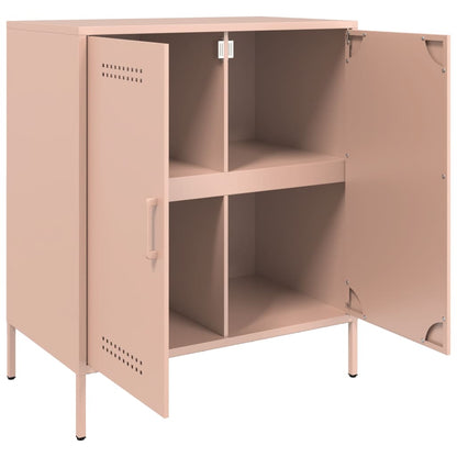 Credenza Rosa 68x39x79 cm in Acciaio