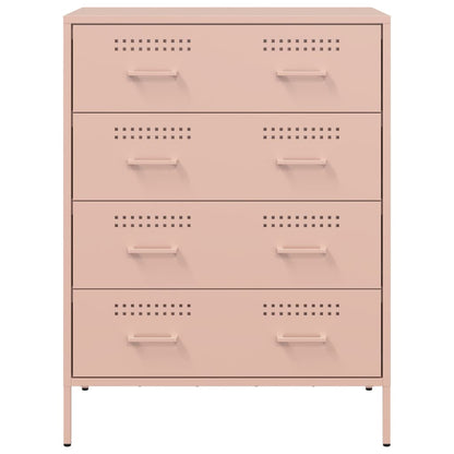 Credenza Rosa 68x39x89 cm in Acciaio