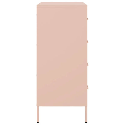 Credenza Rosa 68x39x89 cm in Acciaio