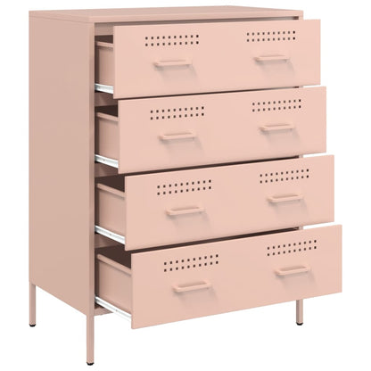 Credenza Rosa 68x39x89 cm in Acciaio