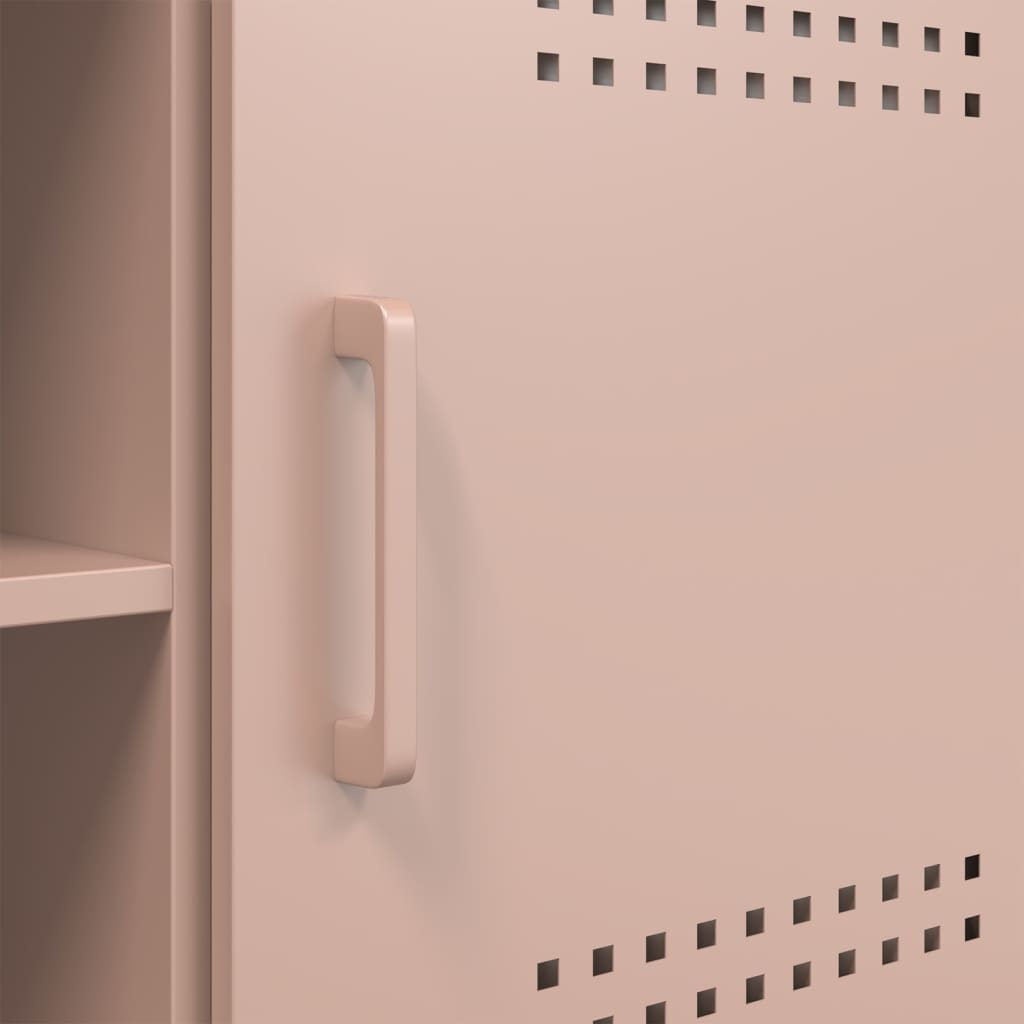 Mobile TV Rosa 100,5x39x50,5 cm in Acciaio - homemem39