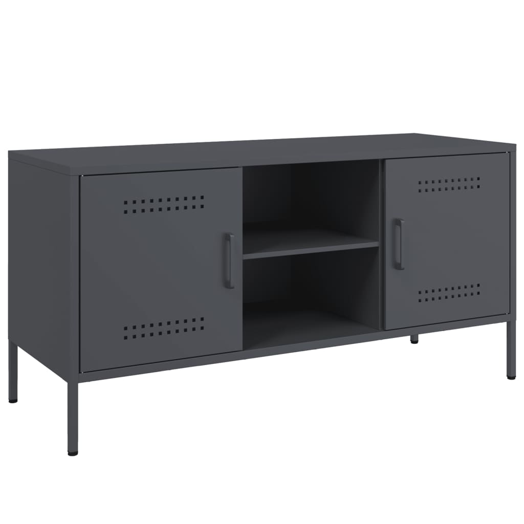 Mobile TV Antracite 100,5x39x50,5 cm in Acciaio | homemem39