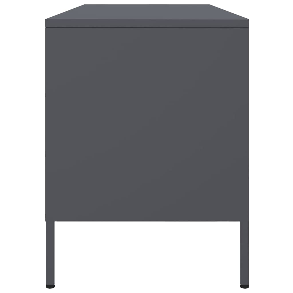 Mobile TV Antracite 100,5x39x50,5 cm in Acciaio | homemem39