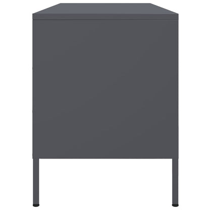 Mobile TV Antracite 100,5x39x50,5 cm in Acciaio