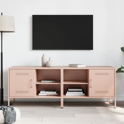 Mobili TV 2pz Rosa 68x39x50,5 cm in Acciaio - homemem39
