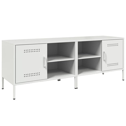 Mobili TV 2pz Bianchi 68x39x50,5 cm in Acciaio - homemem39