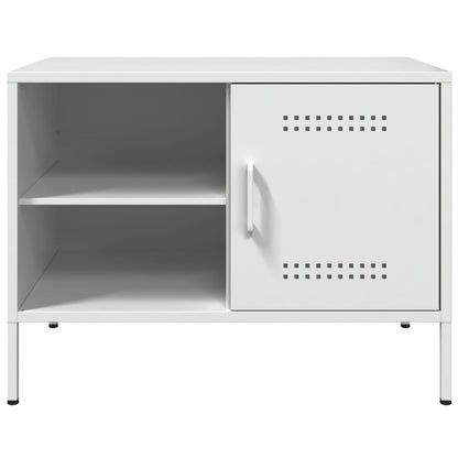 Mobili TV 2pz Bianchi 68x39x50,5 cm in Acciaio - homemem39
