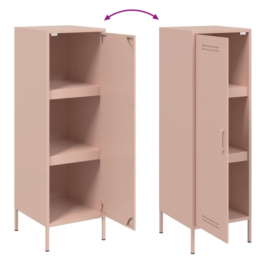 Credenza Rosa 36x39x113 cm in Acciaio