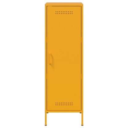 Credenza Giallo Senape 36x39x113 cm in Acciaio