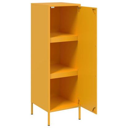 Credenza Giallo Senape 36x39x113 cm in Acciaio