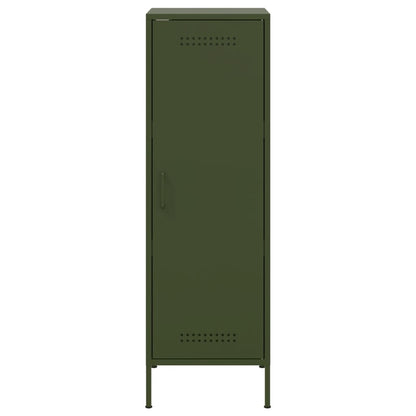 Credenza Verde Oliva 36x39x113 cm in Acciaio