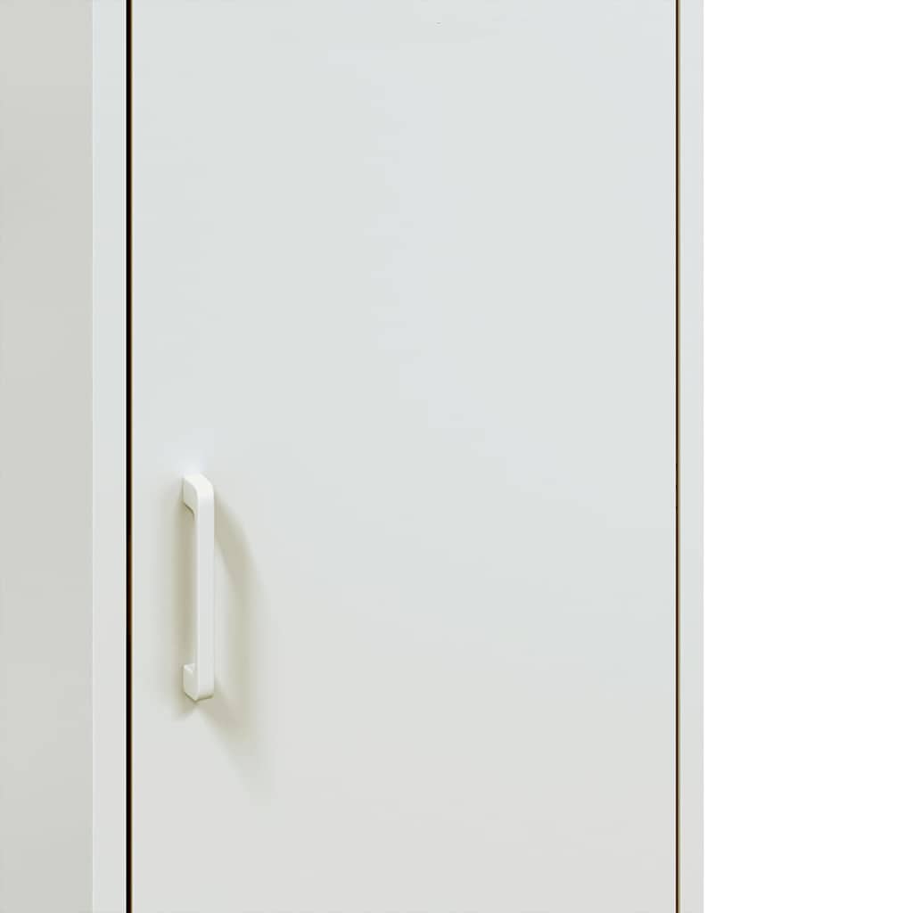 Credenza Bianca 36x39x113 cm in Acciaio