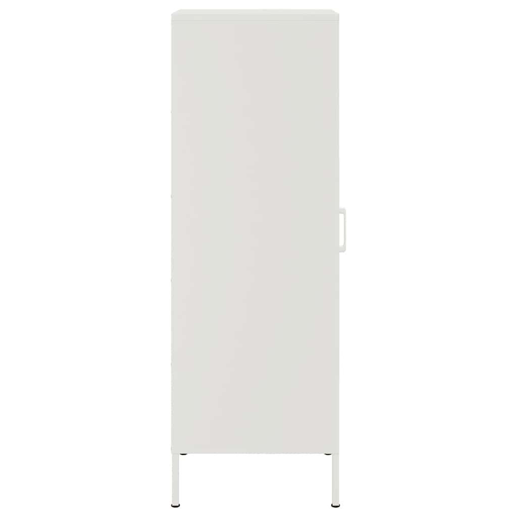 Credenza Bianca 36x39x113 cm in Acciaio