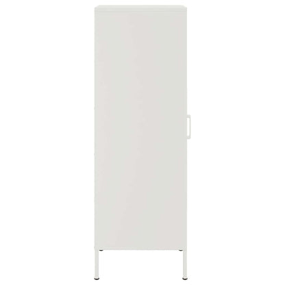 Credenza Bianca 36x39x113 cm in Acciaio