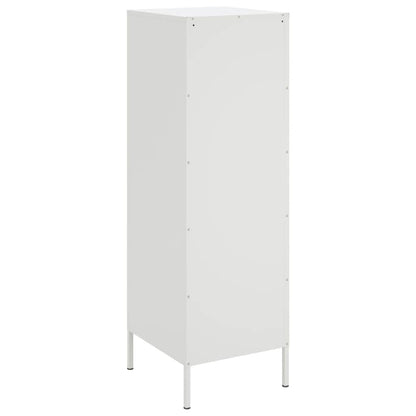 Credenza Bianca 36x39x113 cm in Acciaio