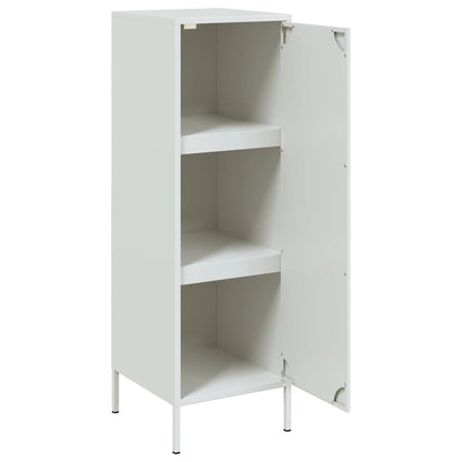 Credenza Bianca 36x39x113 cm in Acciaio