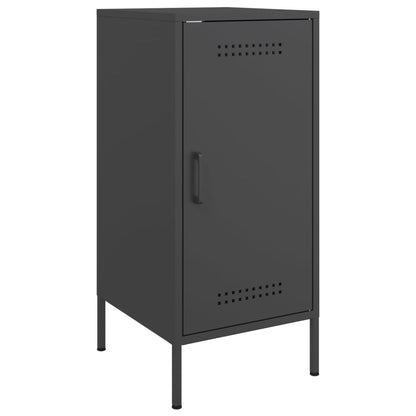 Credenze 2 pz Nere 36x39x79 cm in Acciaio