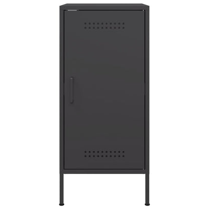 Credenze 2 pz Nere 36x39x79 cm in Acciaio