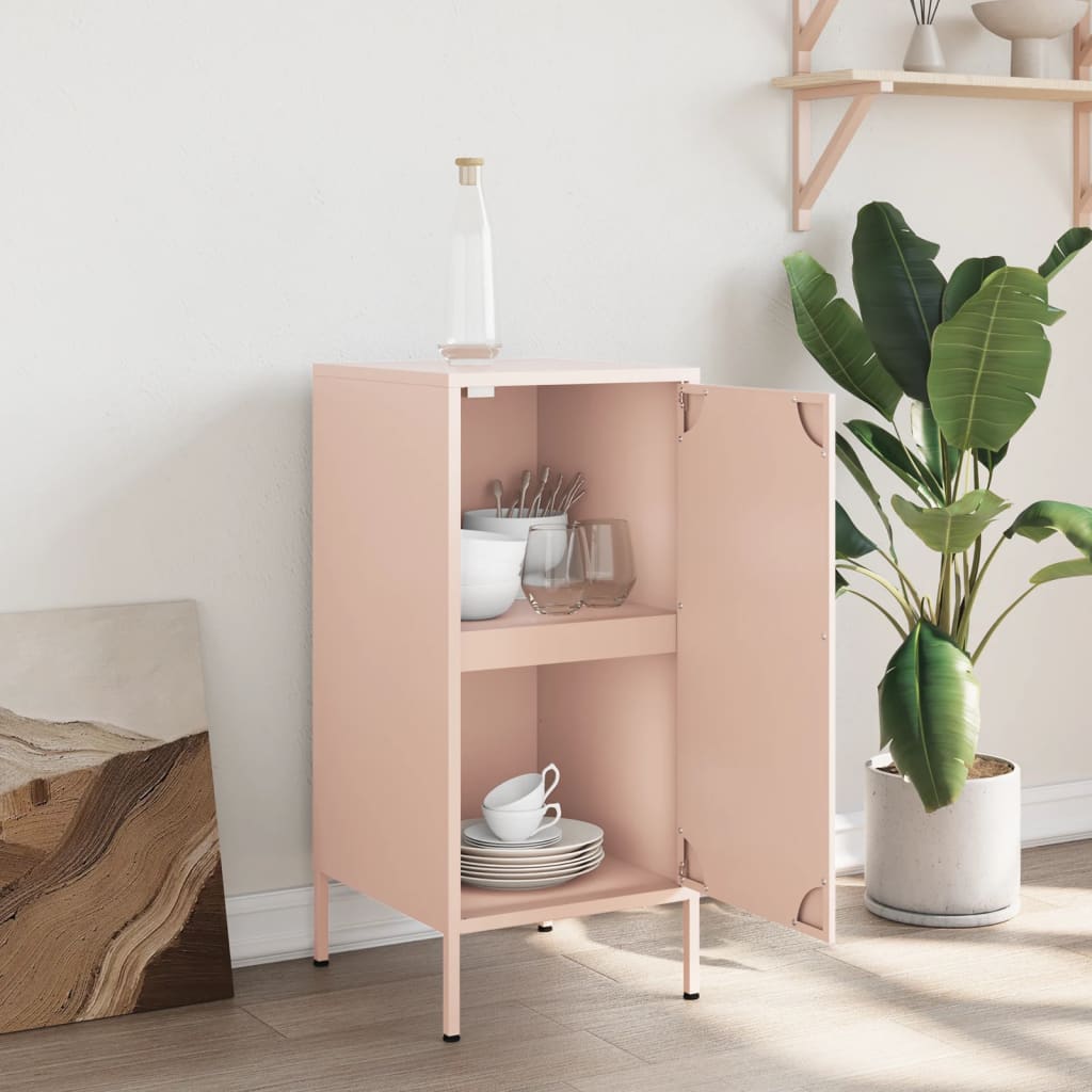 Credenza Rosa 36x39x79 cm in Acciaio - homemem39