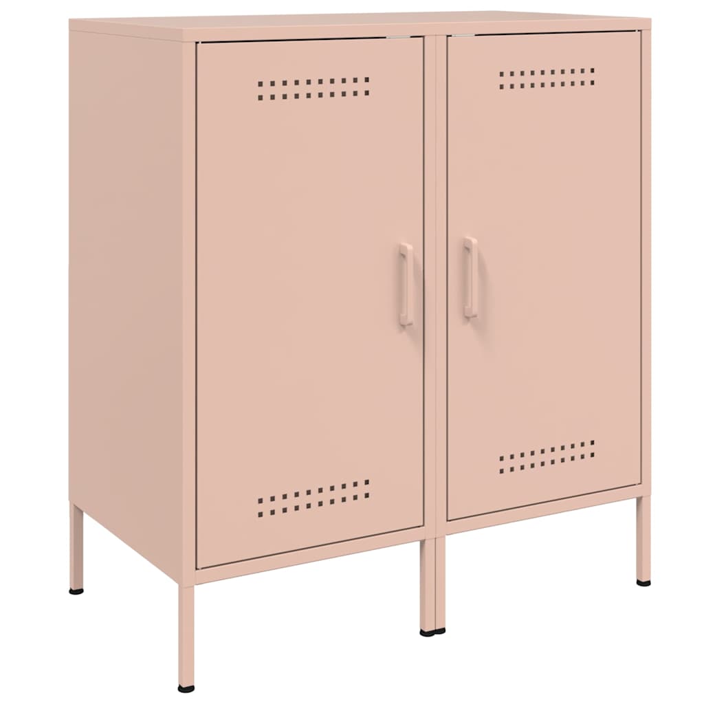 Credenze 2 pz Rosa 36x39x79 cm in Acciaio
