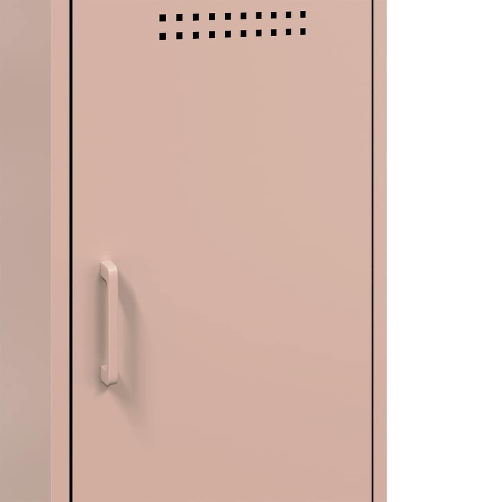 Credenze 2 pz Rosa 36x39x79 cm in Acciaio